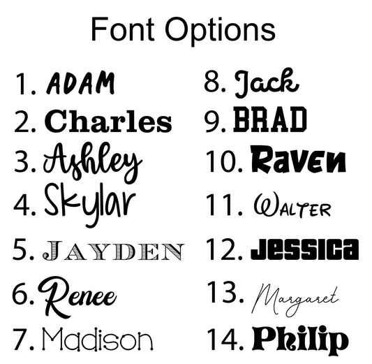 Personalized Kids Name Labels, Custom Stickers Decals for School Daycare Sports Stuff