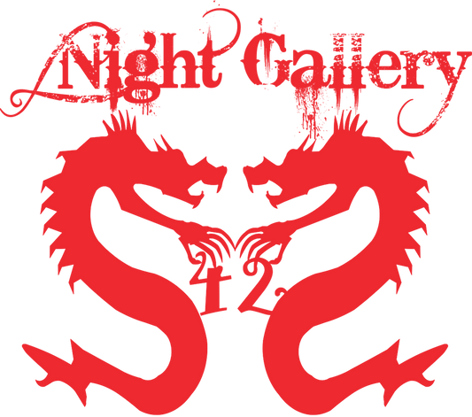 Night Gallery Dragons logo Vinyl Decal for Car Truck Window Laptop