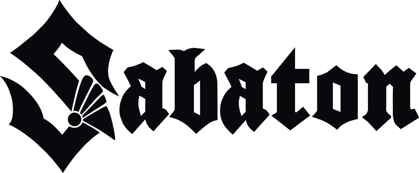 Sabaton Band logo Vinyl Decal for Car Truck Window Laptop