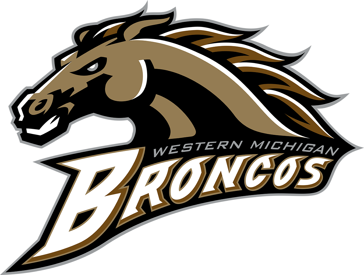 Western Michigan University Broncos WMU logo Vinyl Decal for Car Truck Window Laptop