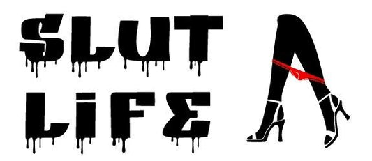 Slut Life Adult Funny Sexy Bitch Prank Car Truck Vinyl Decal