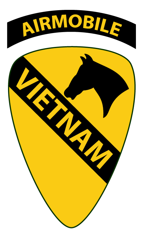 US Army First Cavalry Division Insignia Decal