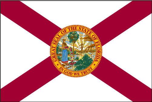 FLORIDA STATE FLAG VINYL DECAL