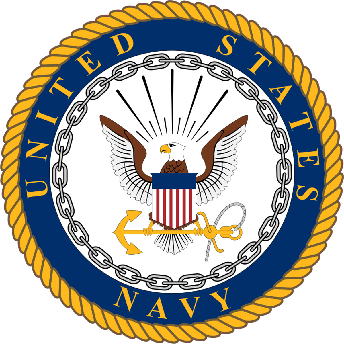 United States Military Navy Emblem Vinyl Decal