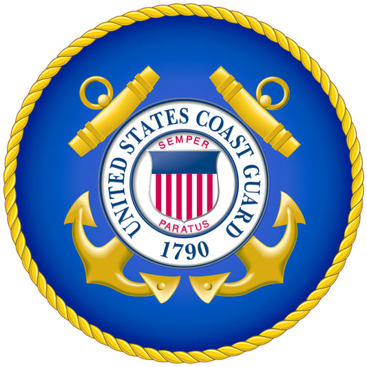 United States Military Coast Guard Emblem Vinyl Decal