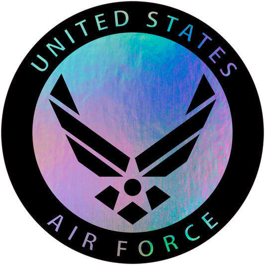 U.S. Air Force Logo Holographic Vinyl Decal