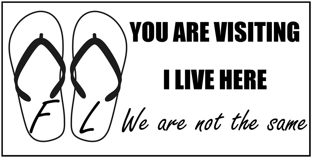 Florida We are not the same Vinyl Decal