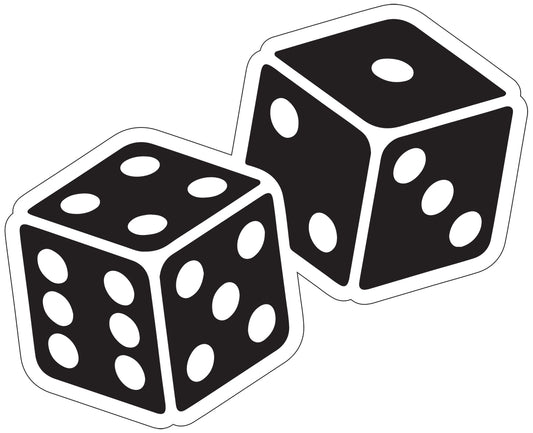 Pair of Dice Vinyl Decal