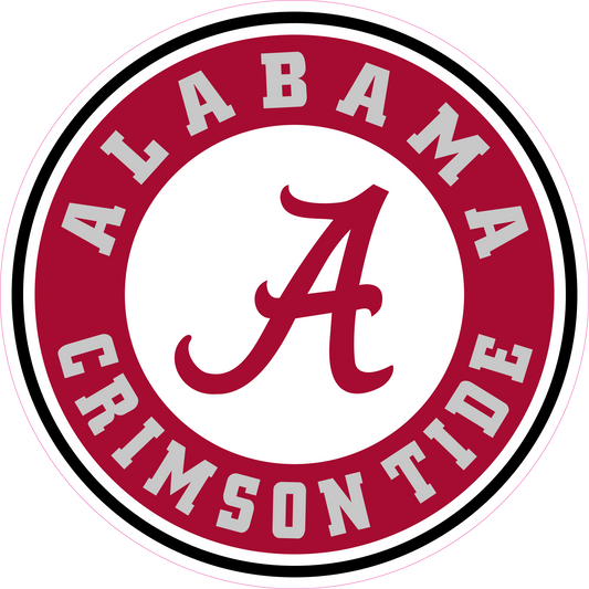 Alabama Crimson Tide NCAA Football Vinyl Decal for Car Truck Window Laptop - DECALS OF AMERICA