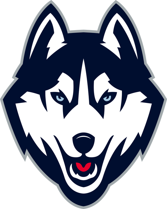 UConn Huskies NCAA Football Vinyl Decal for Car Truck Window Laptop