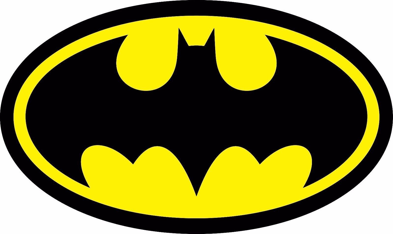 Diecut Vinyl BATMAN LOGO Decal Sticker Comic Dark Knight Colored - DECALS OF AMERICA