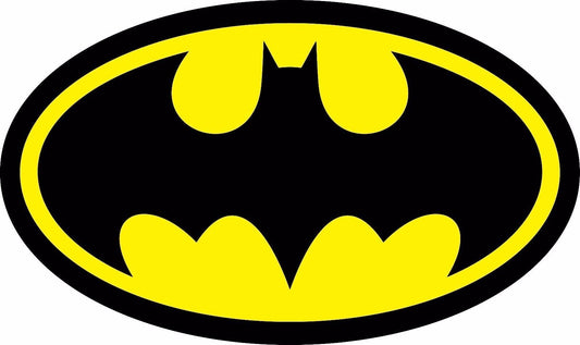 Diecut Vinyl BATMAN LOGO Decal Sticker Comic Dark Knight Colored - DECALS OF AMERICA