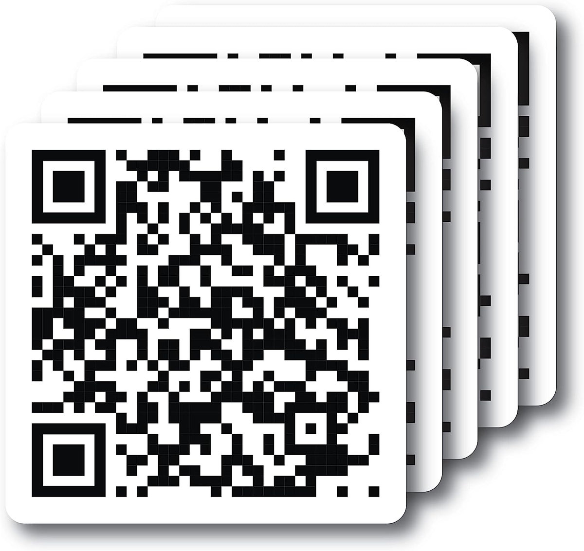 Qr Sticker Rolle (5 Pack) Rick Roll QR Code Sticker - Never Going to Give You up - 3.5 ...