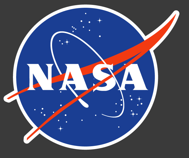 NASA "Meatball" Logo Space Decal Vinyl Glossy Sticker 4" New - DECALS OF AMERICA