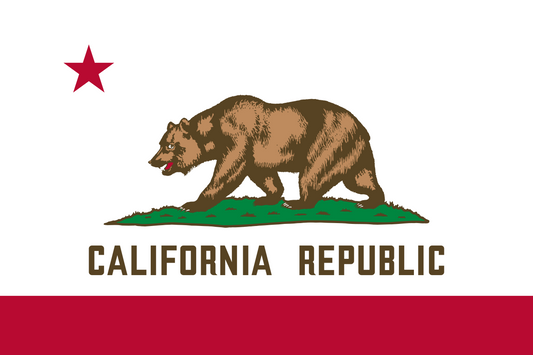 Flag of California Sticker Decal Vinyl Bear Flag Republic Californian - DECALS OF AMERICA