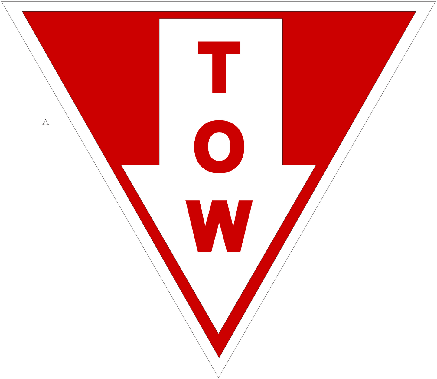 TOW Point Sticker Decal Vinyl racing safety car - DECALS OF AMERICA