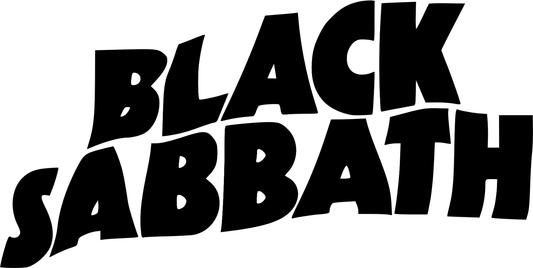 Etiqueta engomada del vinilo de la música de Black Sabbath envío gratis 