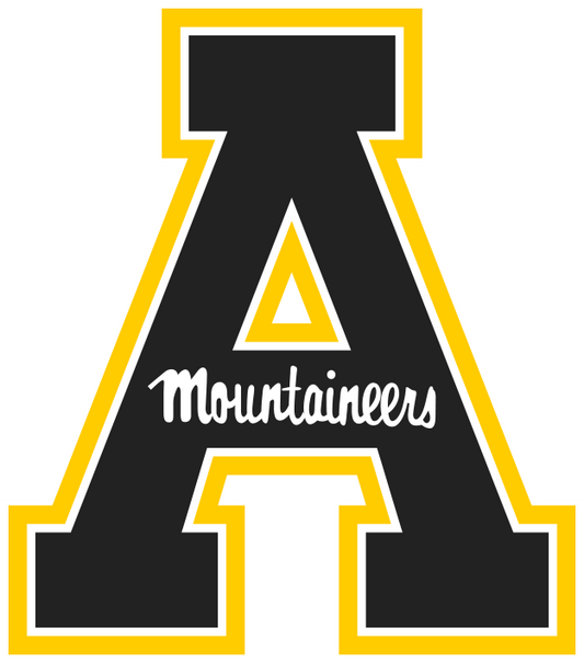 Appalachian State Mountaineers NCAA Football Vinyl Decal Car Truck