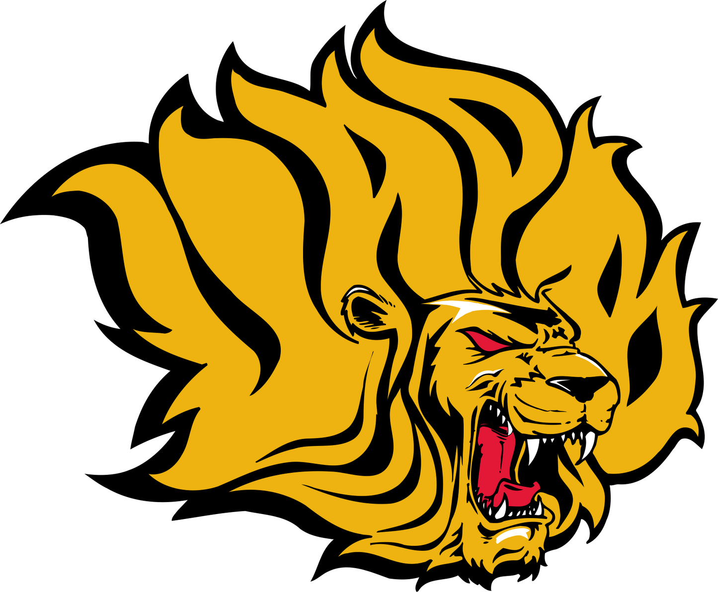 Arkansas–Pine Bluff Golden Lions NCAA Football Vinyl Sticker Car Truck Window Decal Laptop