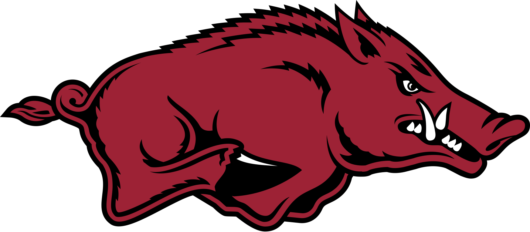 Allen Engineering Razorbacks Rider Sticker Arkansas Razorbacks NCAA Vinyl Sticker for Every Fan | DECALS OF AMERICA