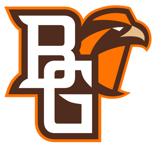 Bowling Green State University NCAA Football Vinyl Decal for Car Truck Window Laptop