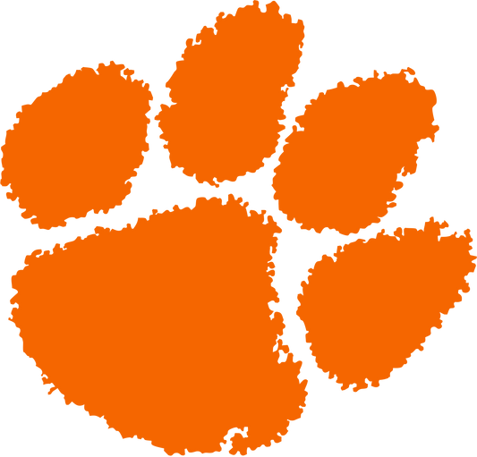 Clemson Tigers NCAA Football Vinyl Decal for Car Truck Window Laptop