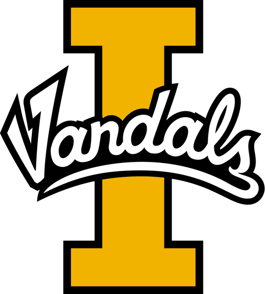 Idaho Vandals logo NCAA Football Vinyl Decal for Car Truck Window Laptop