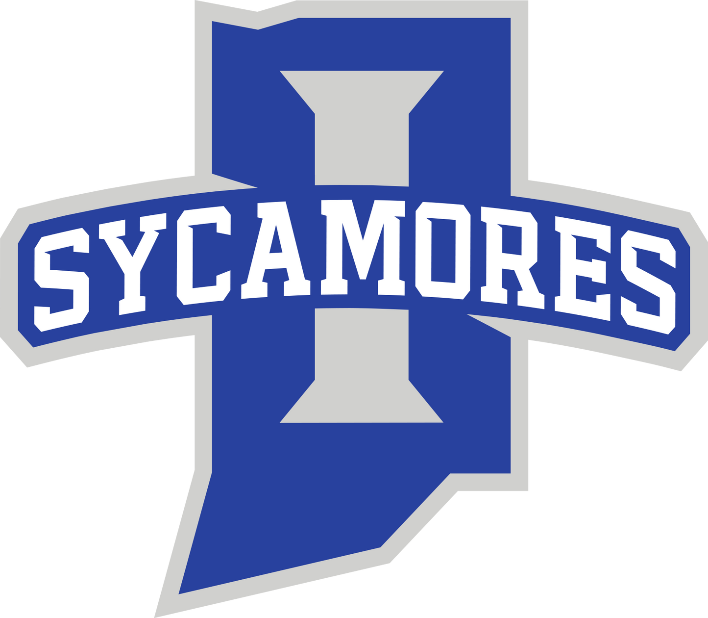 Indiana State Sycamores NCAA Football Vinyl Decal for Car Truck Window Laptop