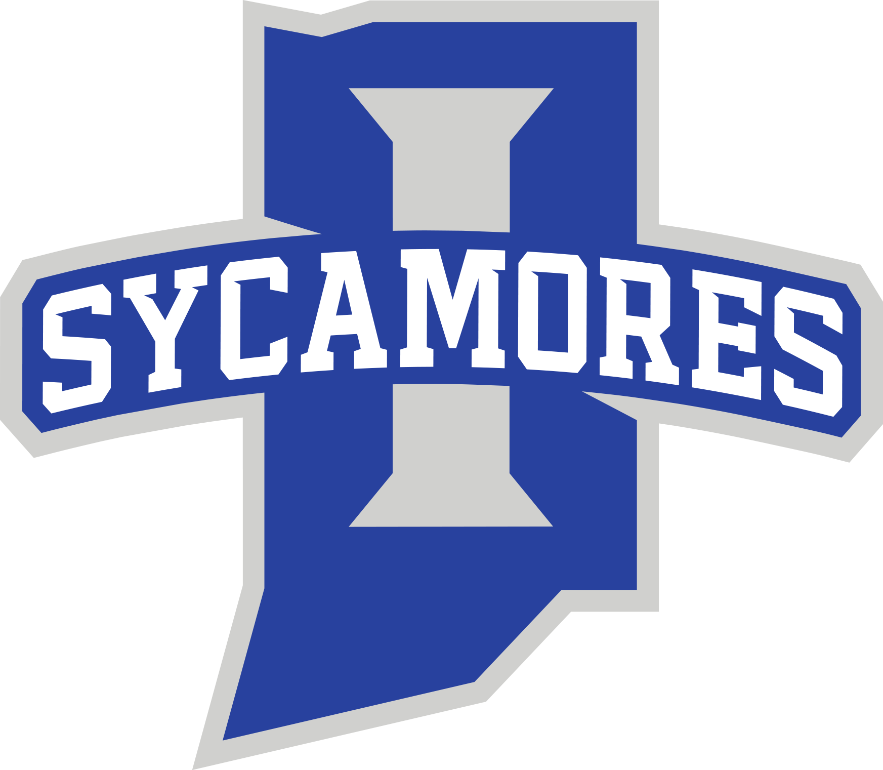 Indiana State Sycamores NCAA Football Vinyl Decal for Car Truck Window Laptop