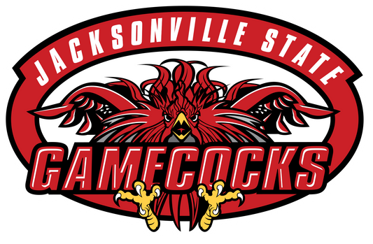 Jacksonville State Gamecocks NCAA Football Vinyl Decal for Car Truck Window Laptop