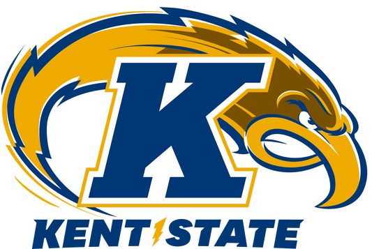 Kent State Golden Flashes NCAA Football Vinyl Decal for Car Truck Window Laptop