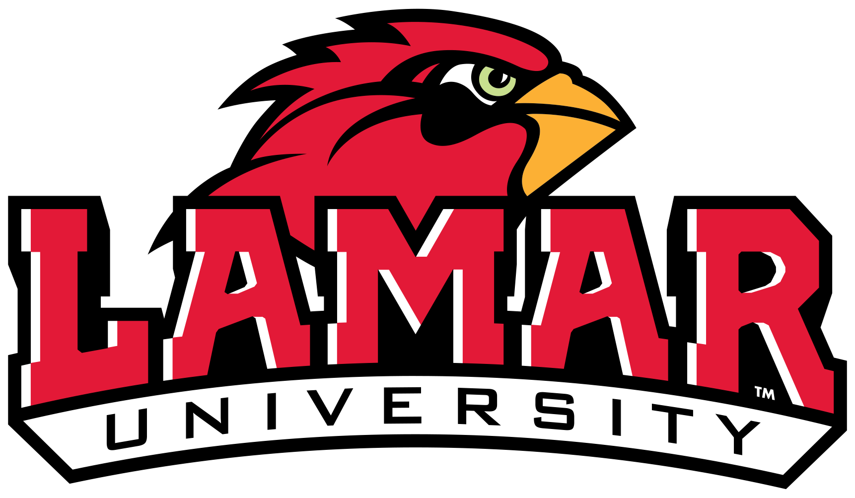 Lamar Cardinals NCAA Football Vinyl Decal for Car Truck Window Laptop