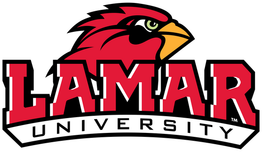 Lamar Cardinals NCAA Football Vinyl Decal for Car Truck Window Laptop