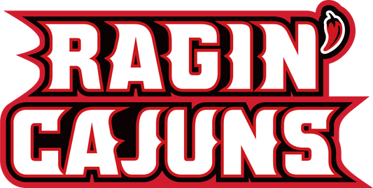 Louisiana Ragin Cajuns NCAA Football Vinyl Decal for Car Truck Window Laptop