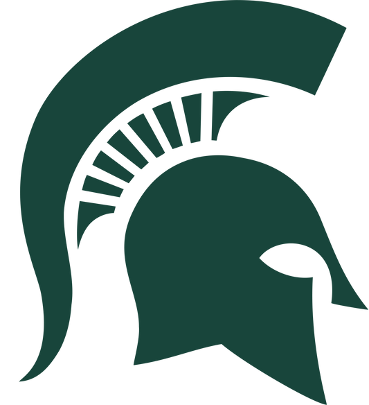 Michigan State Spartans NCAA Football Vinyl Decal for Car Truck Window Laptop