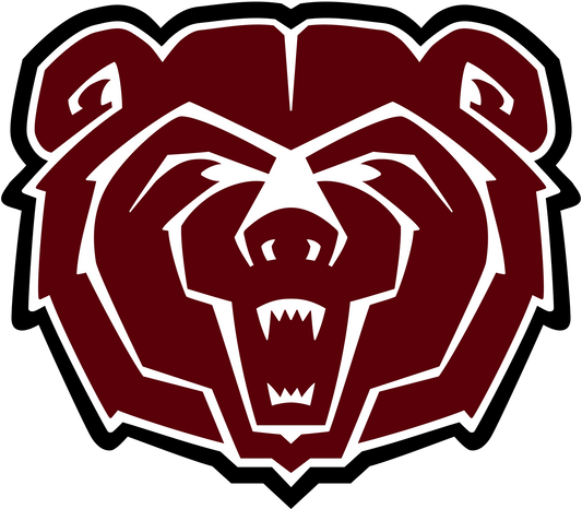 Missouri State Bears and Lady Bears NCAA Football Vinyl Decal for Car Truck Window Laptop