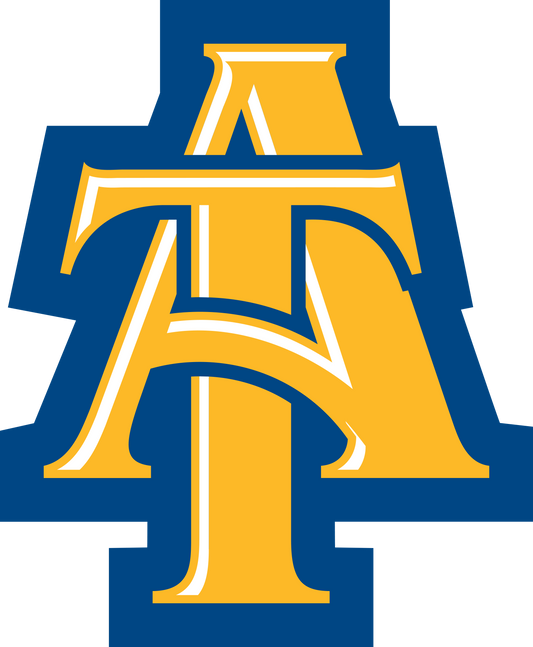 North Carolina A&T Aggies NCAA Football Vinyl Decal for Car Truck Window Laptop