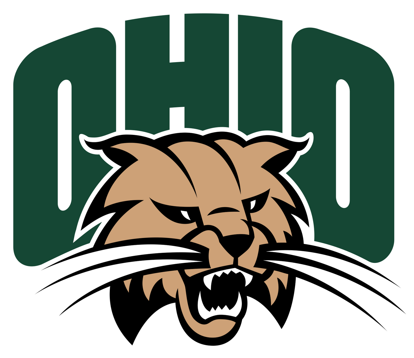 Ohio Bobcats NCAA Football Vinyl Decal for Car Truck Window Laptop - DECALS OF AMERICA