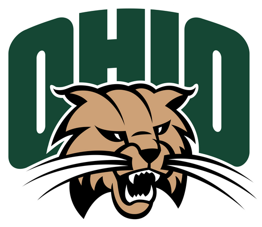 Ohio Bobcats NCAA Football Vinyl Decal for Car Truck Window Laptop - DECALS OF AMERICA