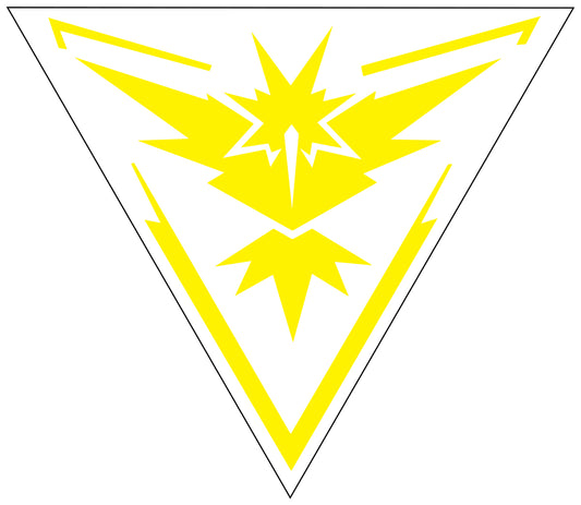 Pokemon GO Team Instinct Decal