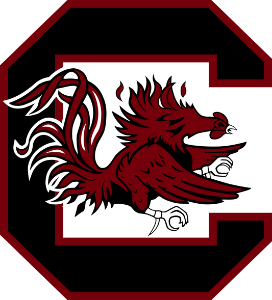 South Carolina Gamecocks NCAA Football Vinyl Decal for Car Truck Window Laptop