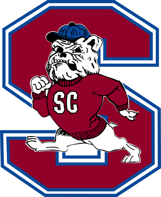 South Carolina State Bulldogs and Lady Bulldogs NCAA Football Vinyl Decal for Car Truck Window Laptop