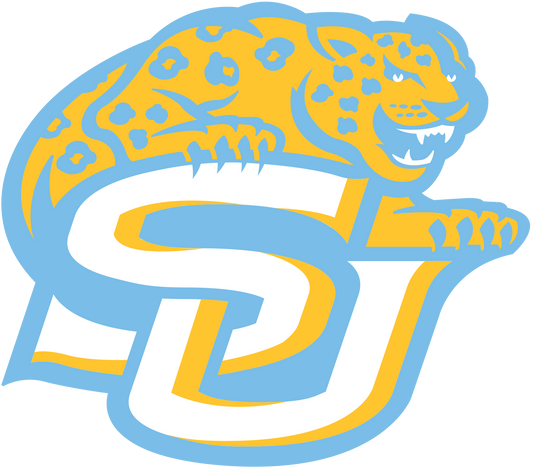 Southern Jaguars and Lady Jaguars NCAA Football Vinyl Decal for Car Truck Window Laptop