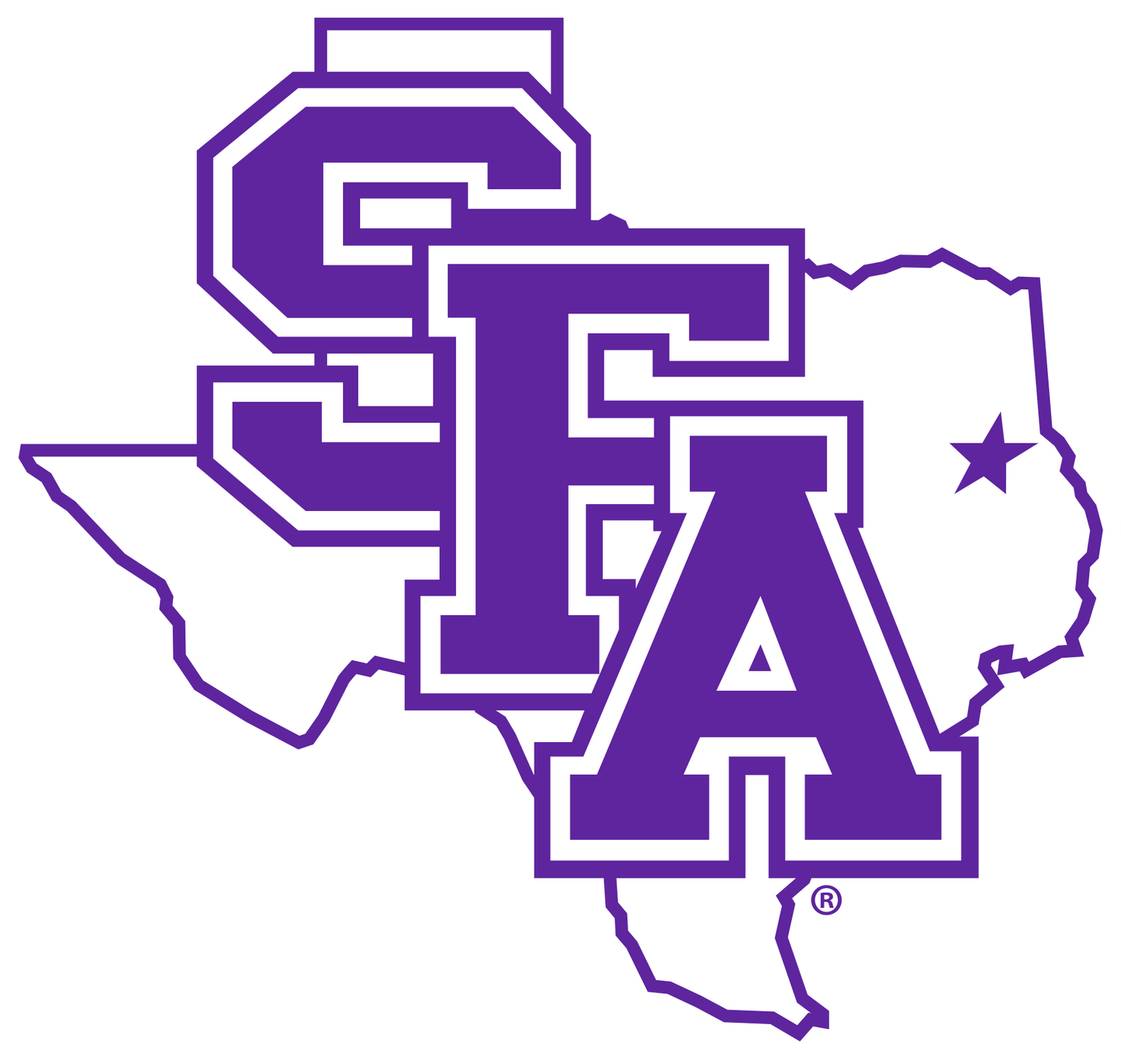 Stephen F. Austin State University NCAA Football Vinyl Decal for Car Truck Window Laptop