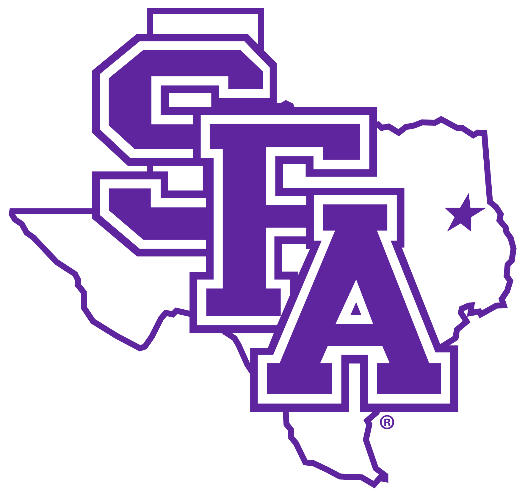 Stephen F. Austin State University NCAA Football Vinyl Decal for Car Truck Window Laptop