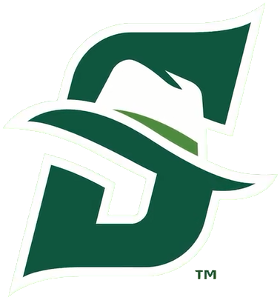 Stetson Hatters NCAA Football Vinyl Decal for Car Truck Window Laptop