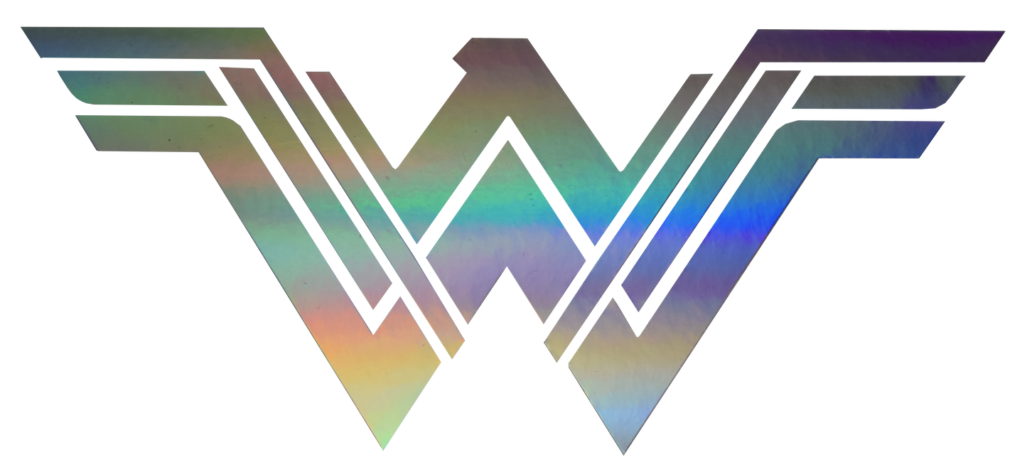 Wonder Woman Holographic Vinyl Decal for Car Truck Window Laptop